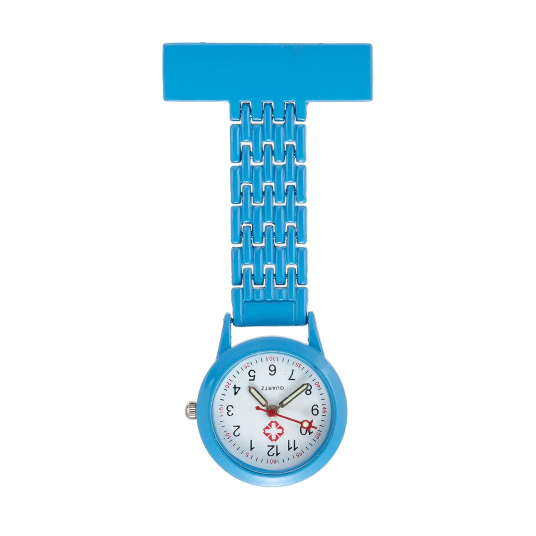 Shellhard legering rund skivestift på lomme broche fob analog quartz sygeplejerske ur guld ure mænd kvinde relogio de bolso