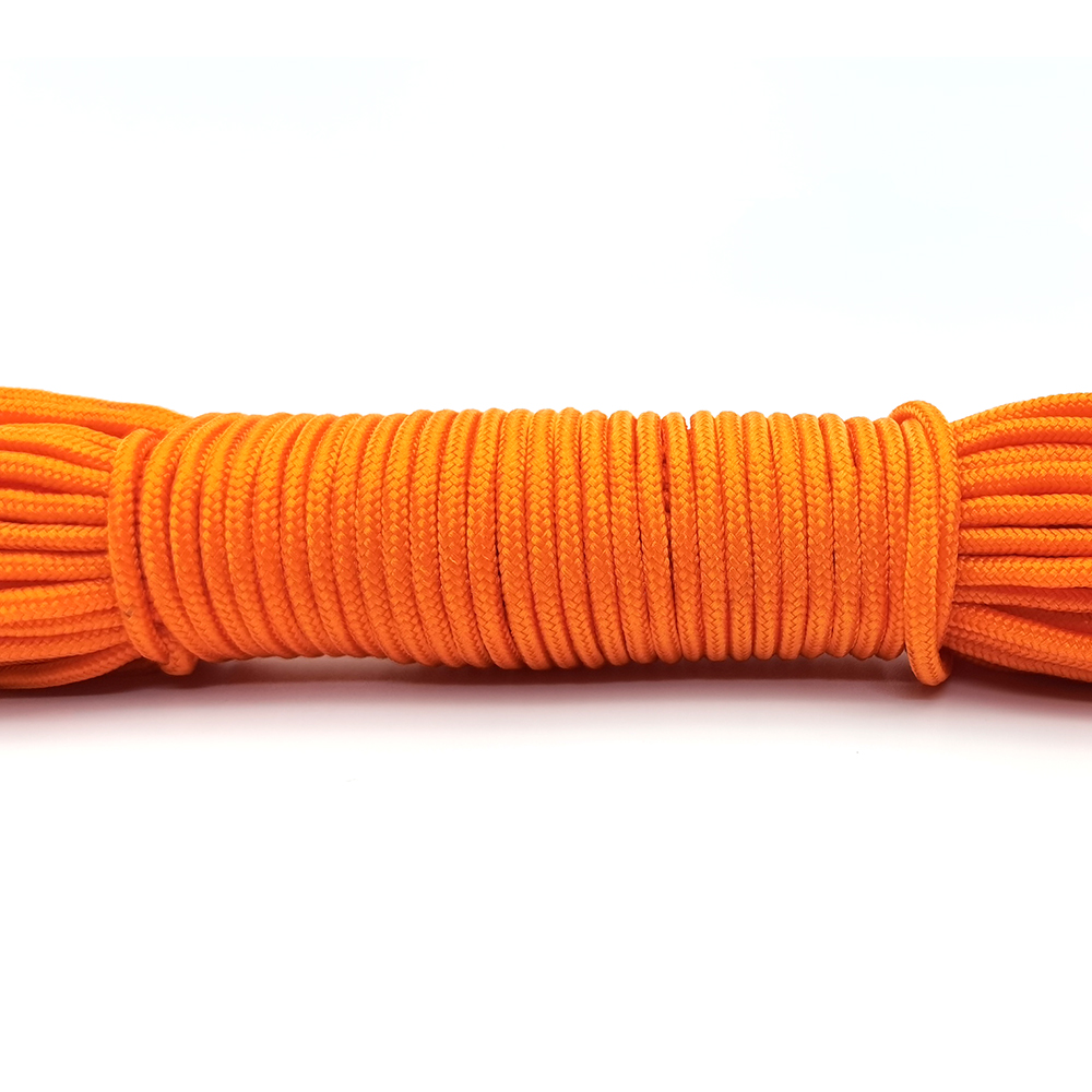 100ft 3mm solide Parachute cordon lanière corde Mil Spec Type un brin escalade Camping survie équipement Paracord: Black / 31 m