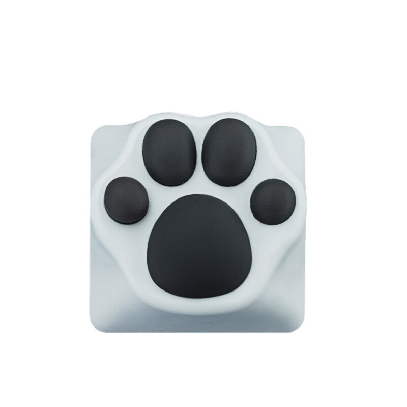 Mignon chat/Panda Palm métal Keycaps 1pc personnalité pour clavier mécanique Soft Feel Key Cap adapté pour Cherry Switch claviers