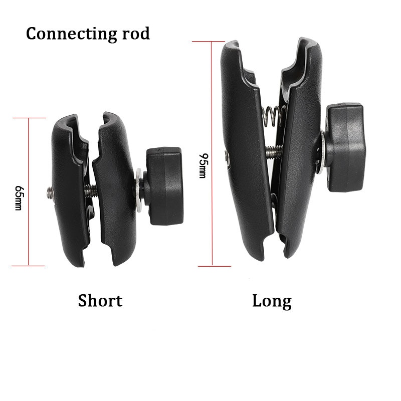 Voor GoPro 8 Motorfiets Stuur Houder Yi 4K Achteruitkijkspiegel RAM Mount voor Sony SJCAM EKEN go pro DJI osmo Actie Camera Accessoire