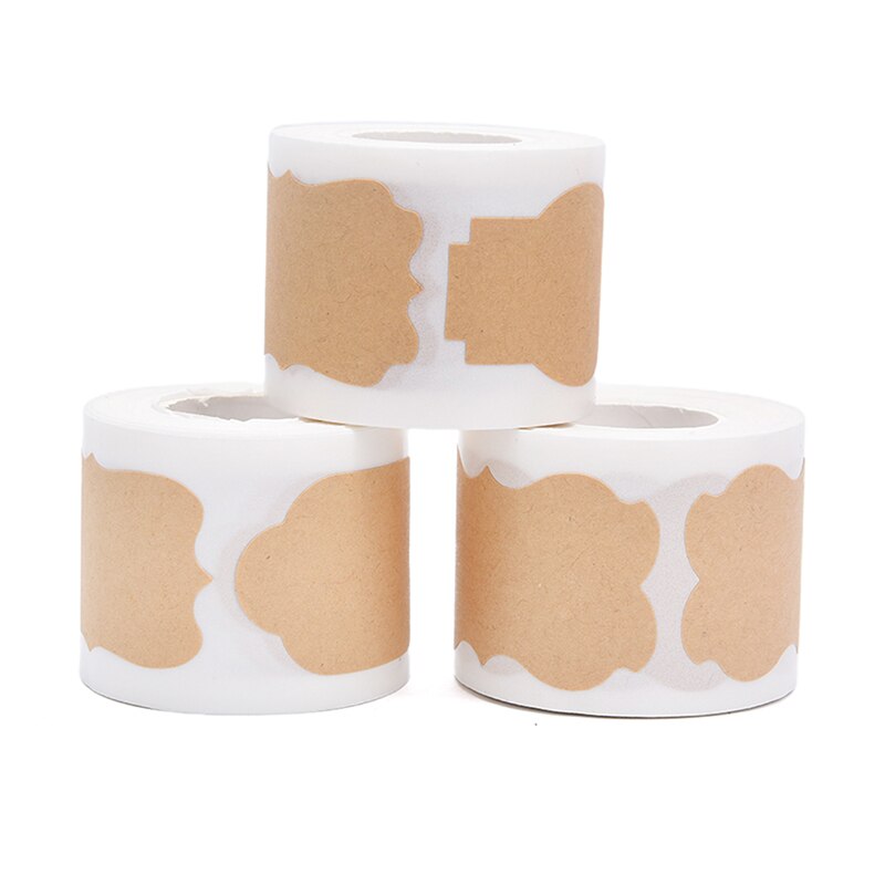 150 stuks/rol waterdichte zelfklevende etiketten stickers keuken kruidenetiket jam pot fles etiketten doos verpakkingsetiket