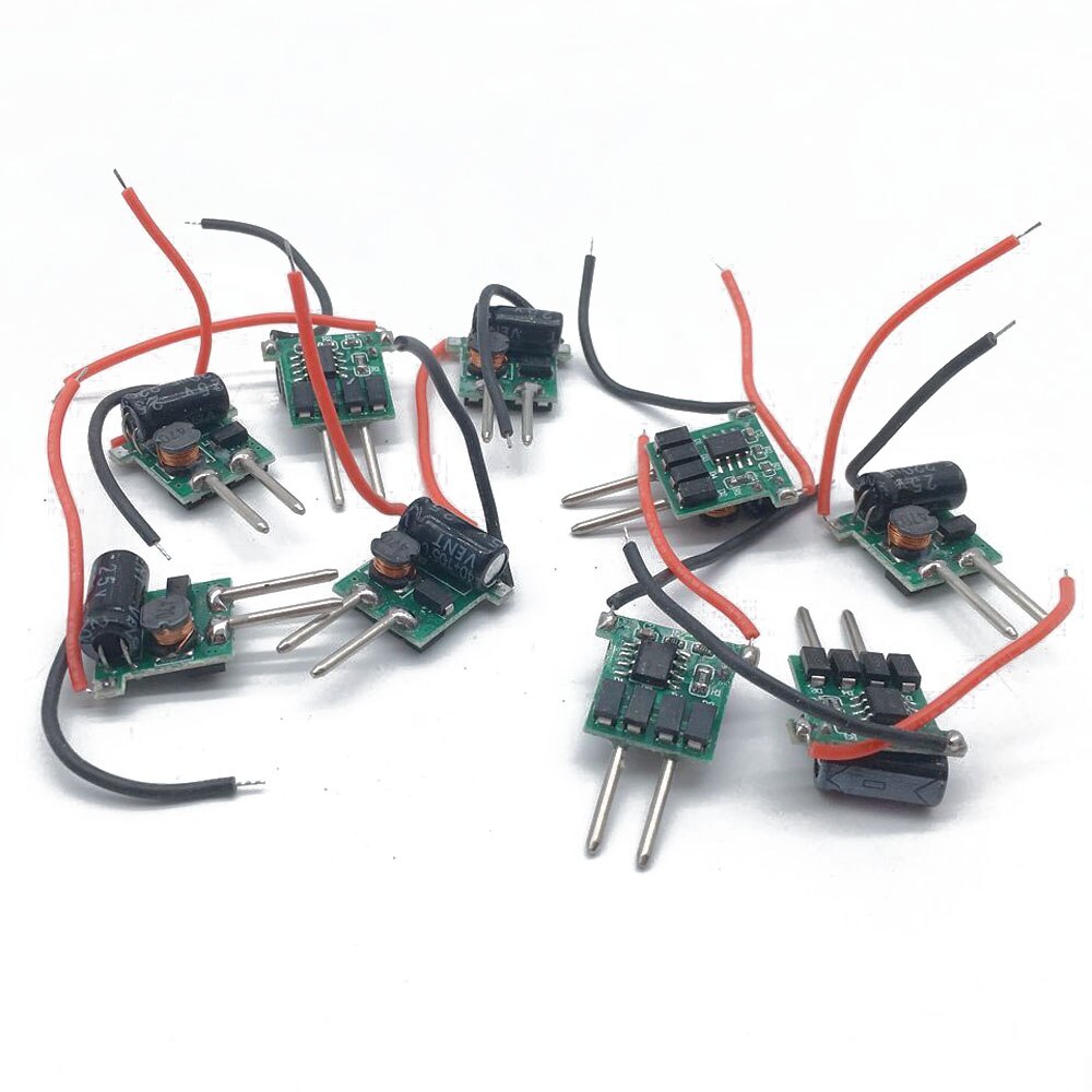 10 Uds 3X3W LED MR16 conductor 3*3W transformador de fuente de alimentación para MR16 12V lámpara de 3 uds 3W lámpara LED de alta potencia