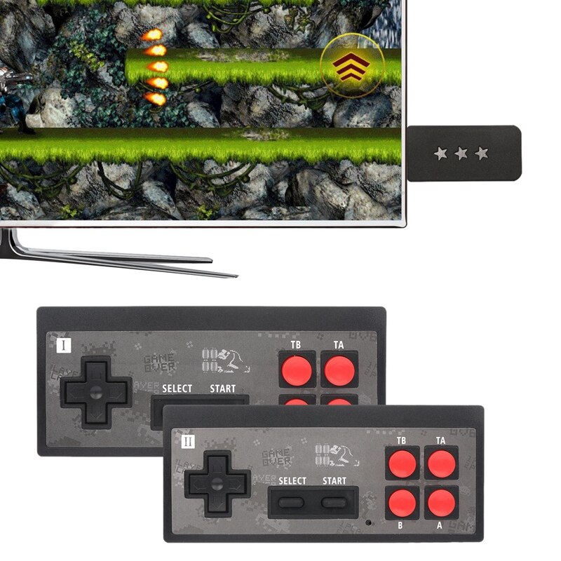 Consolas de juegos para el hogar, consolas de juegos HD para TV, videoconsolas Y2 + HD, juego inalámbrico, manijas de consola