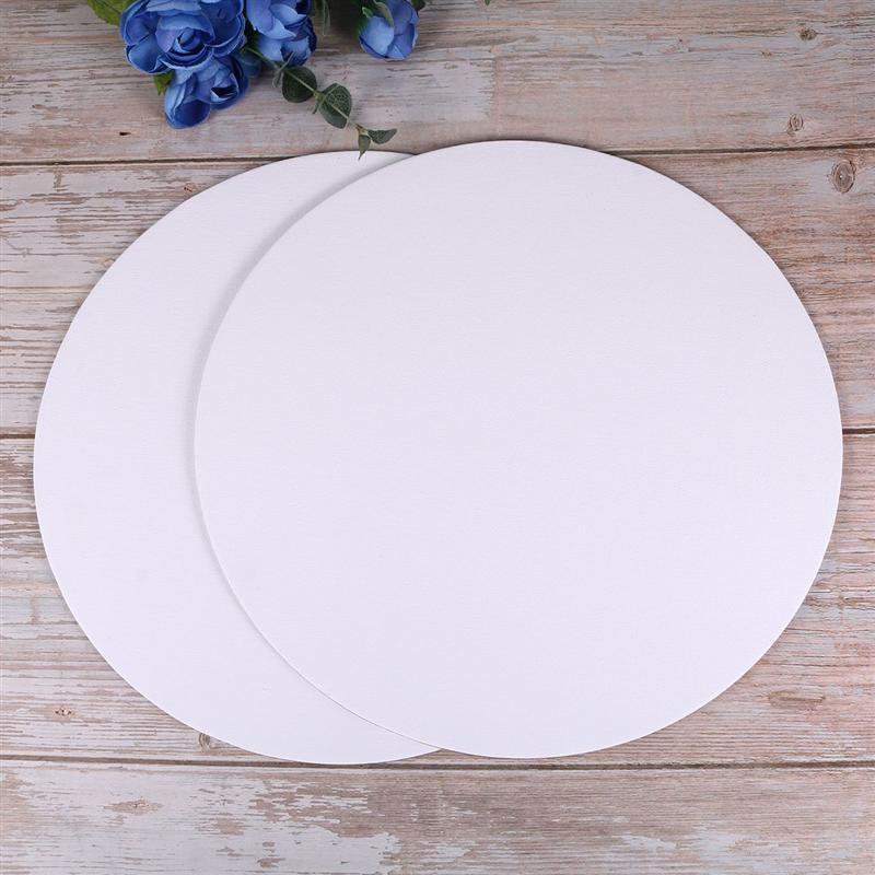 Round Canvas Drawing Board Premium Art Painting Board Artist Round Shape Canvas Board Oil Paint Canvas Sketchpad