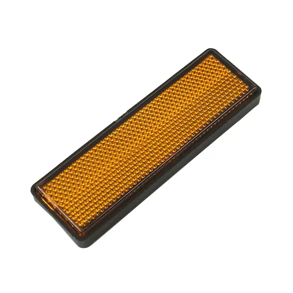 Universal- Für ATV Schmutz Fahrrad Rolle 2 Stücke Motorrad Rechteck Kunststoff Reflektoren Gabel Bein Reflektor Reflektierende Aufkleber