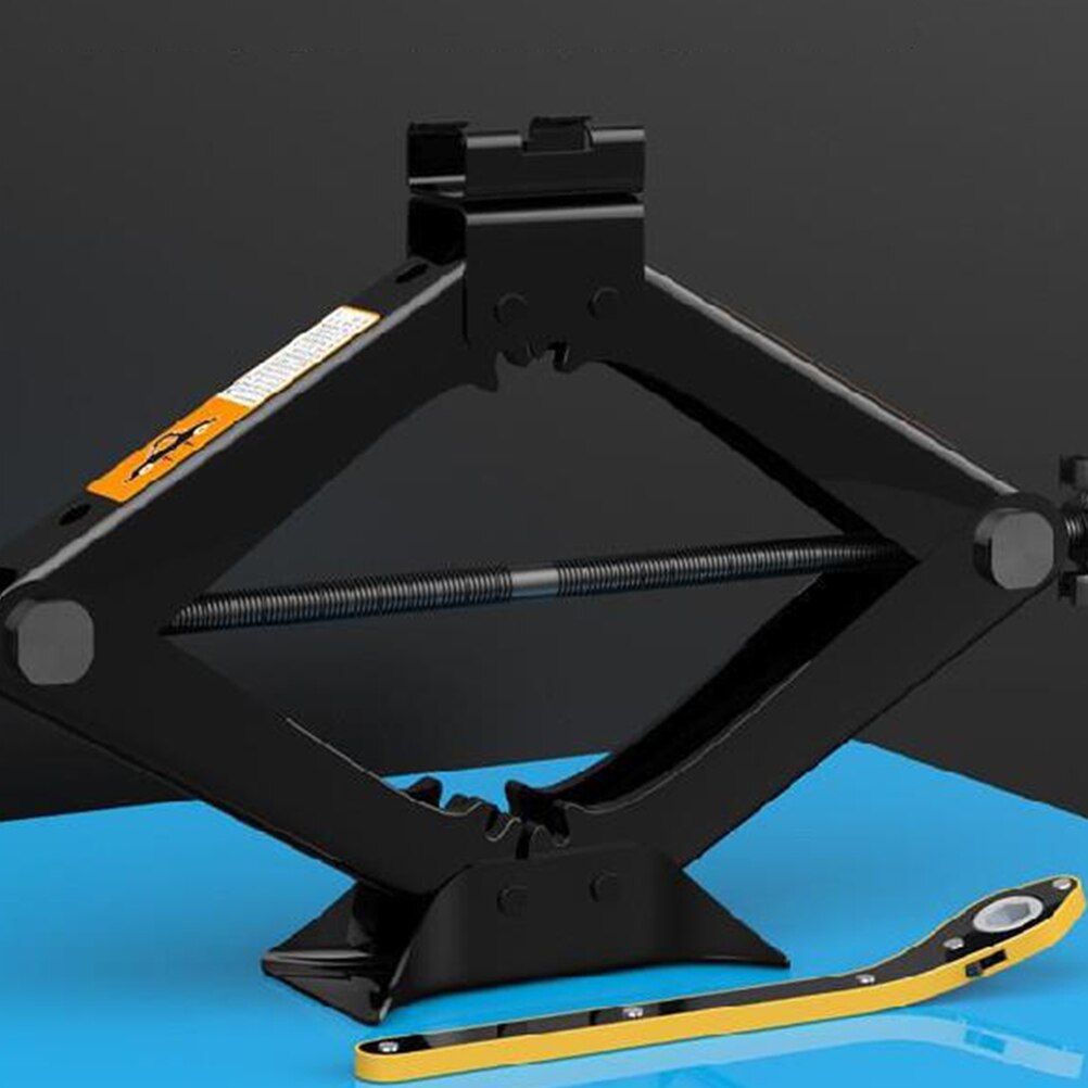 1 kit de manivelle pliable pour voiture, 3 tonnes, cric à bascule, poignée pliante, ciseaux