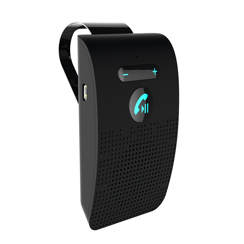 Bluetooth Draadloze Auto Bluetooth V5.0 Handsfree Carkit Draadloze Bluetooth Speaker Telefoon Zonneklepclip Speakerphone