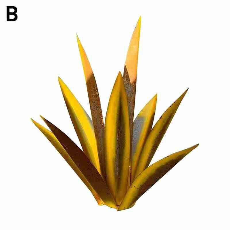 Tequila – Sculpture rustique en métal pour décoration de maison, bricolage, jardin, maison, cour, feuilles d'extérieur, 9 pièces, Y4L8: B