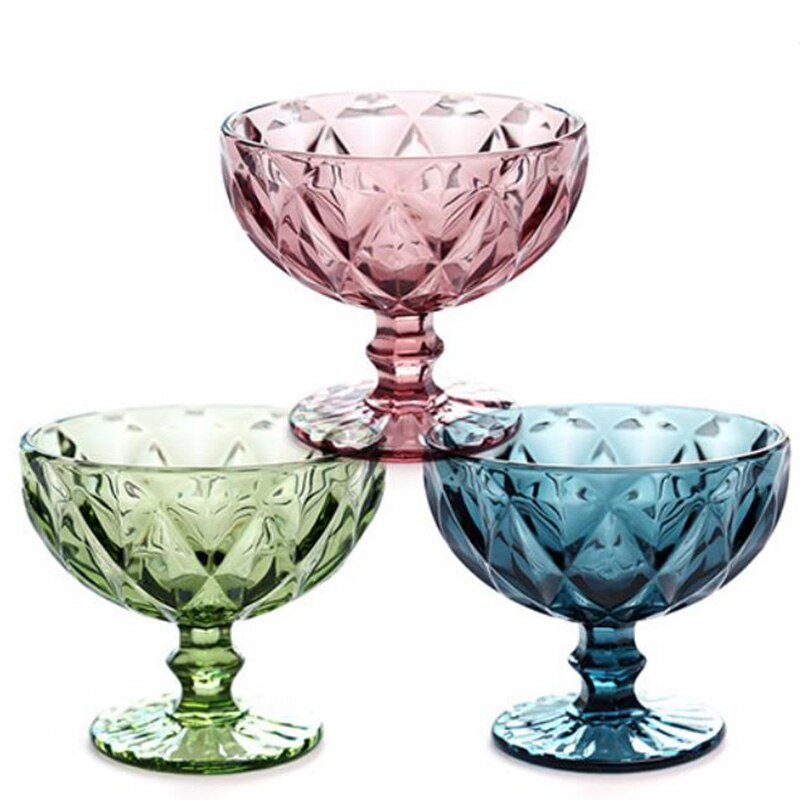 Gobelet en verre pour Cocktail, Restaurant, verre à vin, glace, yaourt, Pudding, Dessert, bol, tasse à gâteau, récipient à collation