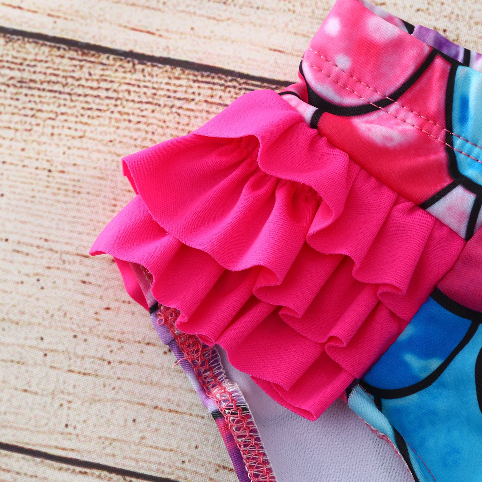 Toddler Baby Girl Swimsuit Kids Bikini Set Swimwear Bathing Suit Ruffle Scale Two-piece Swimwear Swimsuit Beach Bathing Suit