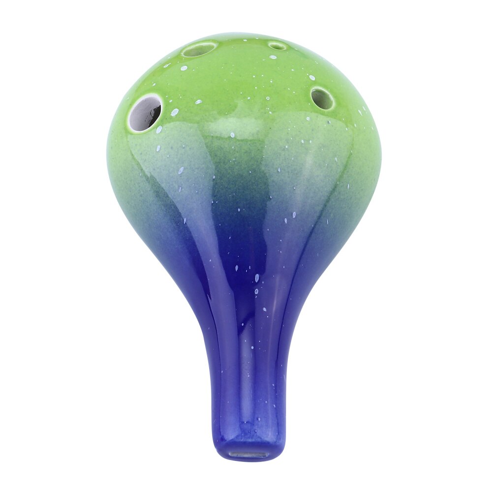 6 Hole Ceramic Ocarina - Bottle Style Ocarina Flute - Musical Instrument for Beginners
