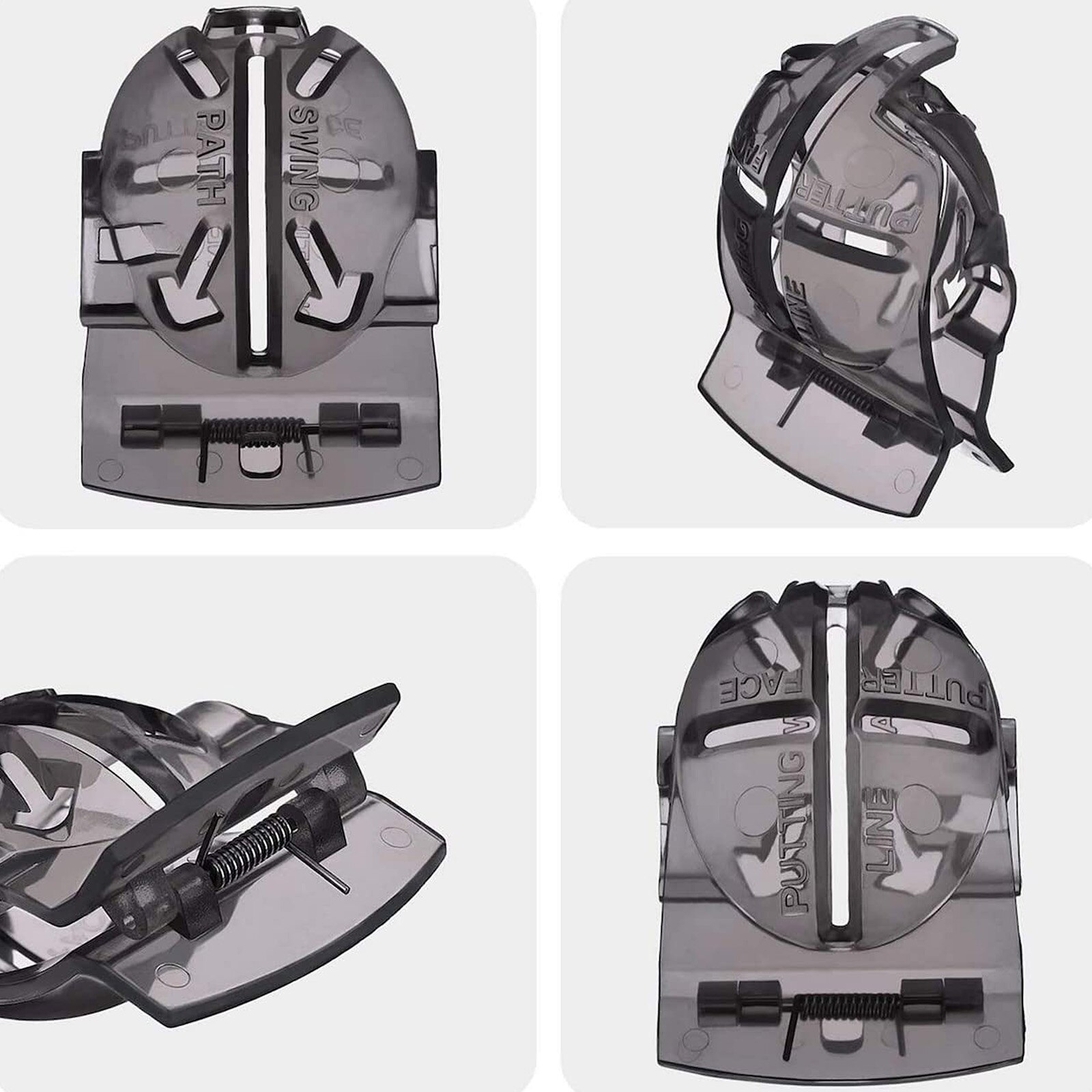 2pcs Golf Ball Alignment Line Marker Marks Template Draw Mark Positioning Ball Clip Template Alignment Putting Putt Linear