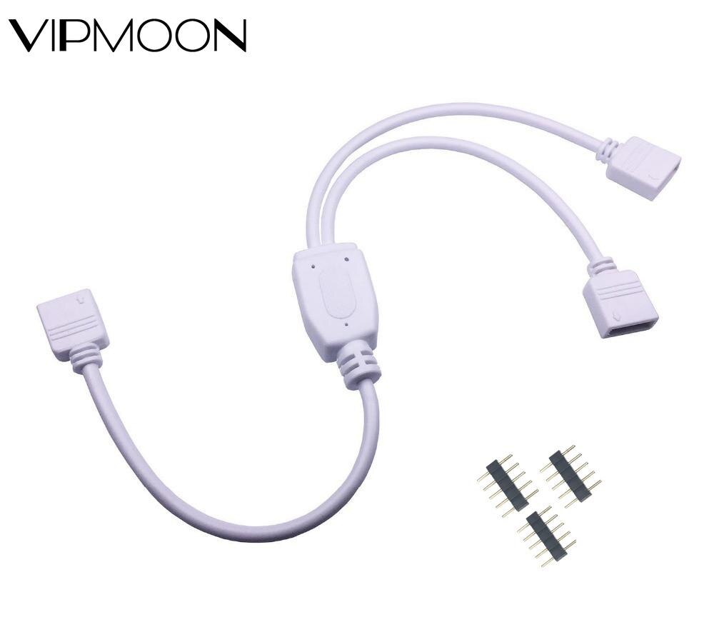 5pin Rgbw Connector Hub 1 Naar 2 3 4 Port Splitter Vrouwelijke Extension Wire Kabel Voor Smd 5050 Rgbw Rgbww led Strip Met 5 Pin Stekkers