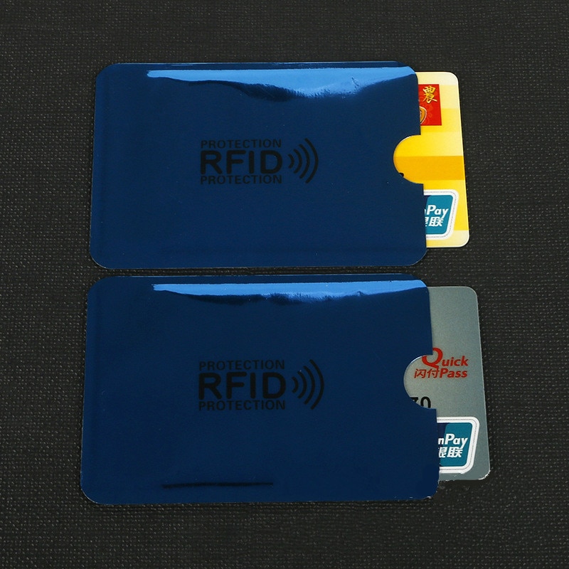 10 Kpl Sininen Anti scan Korttikotelo Luotto Rfid Grandado