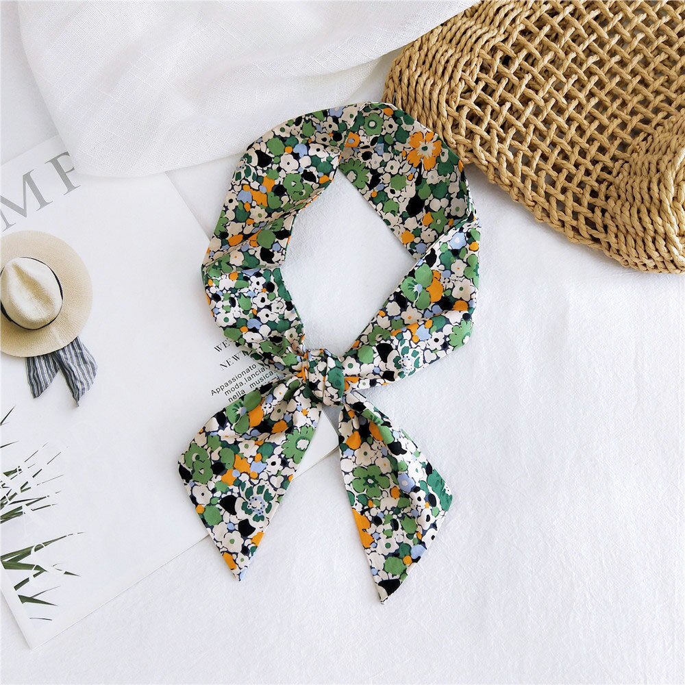 été concepteur longue maigre Cheveux ruban bandes écharpe pour bords sac à main accessoires écharpes pour femmes Foulard Cheveux: 5