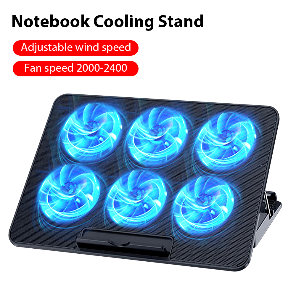 Laptop-Ständer, 2 USB-Anschlüsse für Notebook, Computer, PC, Tablet, Kühler, Halterung, 45,7 cm, Kühlpad, verstellbares MacBook-Zubehör: Brown