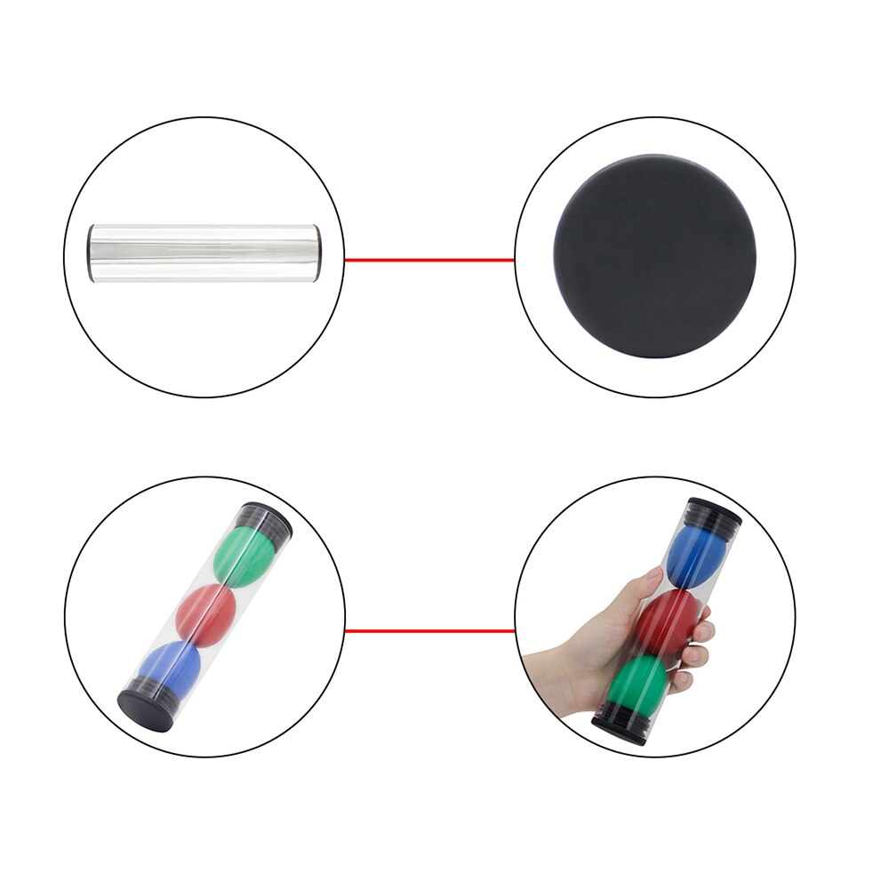 Kit de instrumento Musical de juguete, recipiente de huevos de Maracas + recipiente de Metal, incluye 3 uds. De huevos de Maracas, accesorios musicales orff