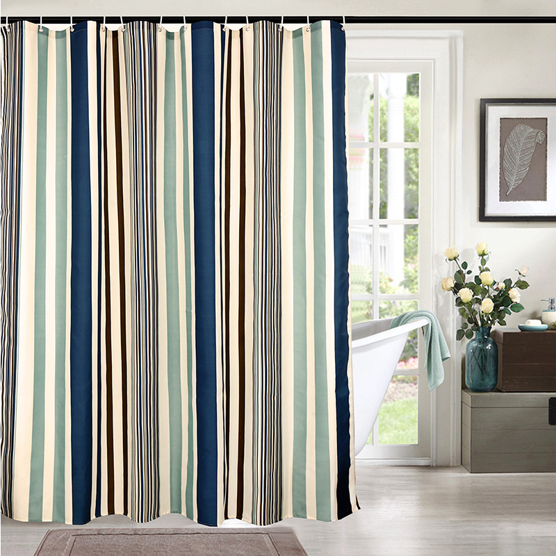 Verticale Strepen Elegante Polyester Douchegordijn... – Vicedeal