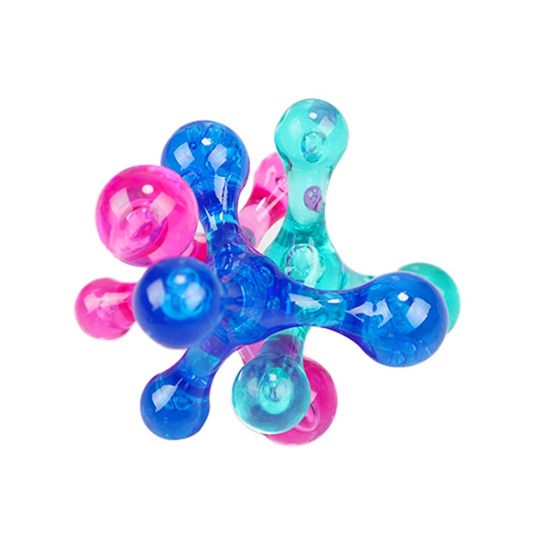 Mini masajeador corporal Manual, cuatro bolas de equilibrio, masajeador portátil de viaje, punto de gatillo, relajación del brazo y la espalda, elimina los edemas, salud