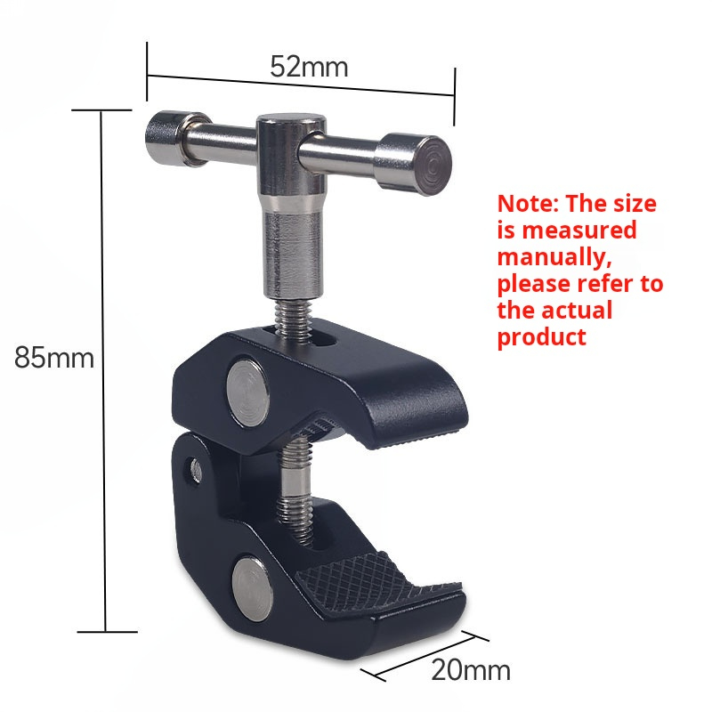 Photography equipment multi-functional clamp metal fixed clamp SLR camera magic arm monster large crab claw clip