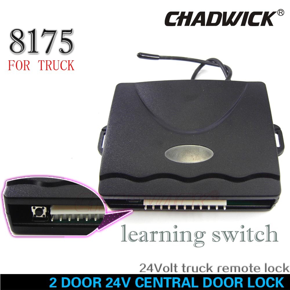 Nowy dla samochodów ciężarowych centralny zamek 24V ciężarówka drzwi blokada silnika klucz składany przed kradzieżą nie alarm samochodowy pilot blokada CHADWICK 8175