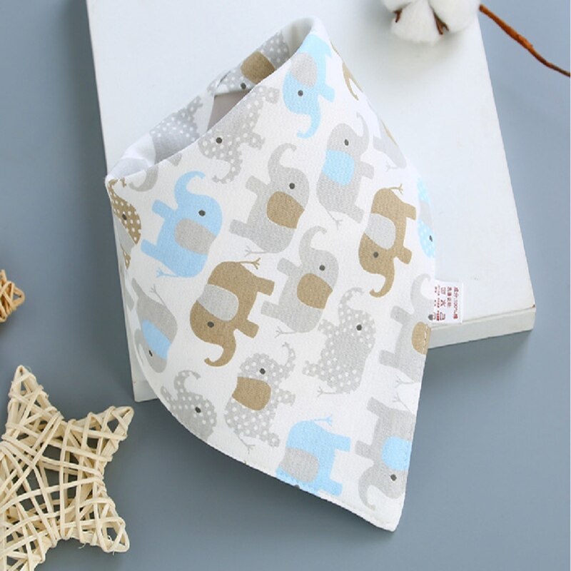 Baby Girls Boys Kids Bibs Cute Saliva Towel Triangle Dribble Feeding Head Scarf Bandana: Style I