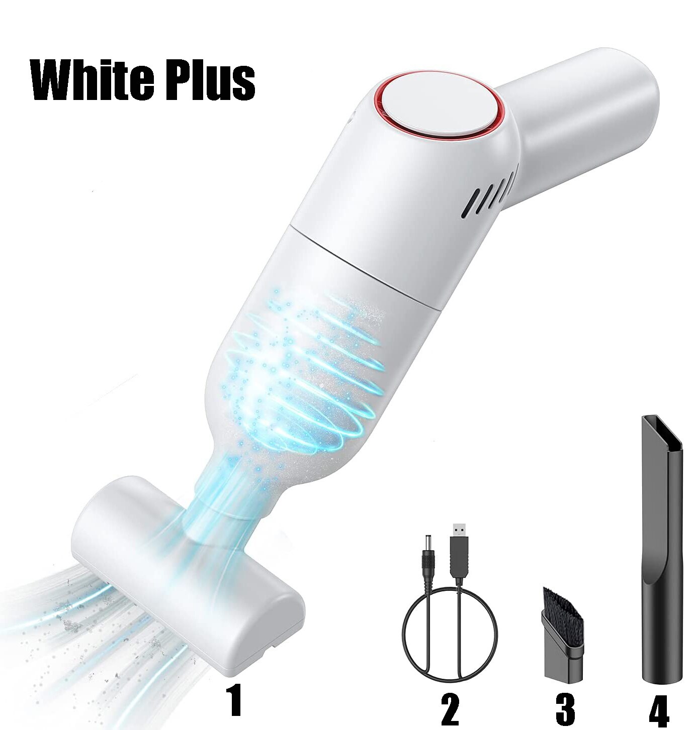 HandHeld Vacuum Cleaner Pet Hair Carpet Corner Dust Cleaning Machine Mini Wireless Super Suction Wet Dry Portable Vacuum Cleaner
