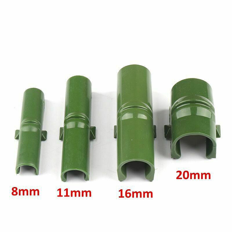 5pcs Greenhouse Frame Pipe Tube Film Clip Clamp Garden Pillar Support Garden Shade Net Accessories Plastic Film Fixed Fittings