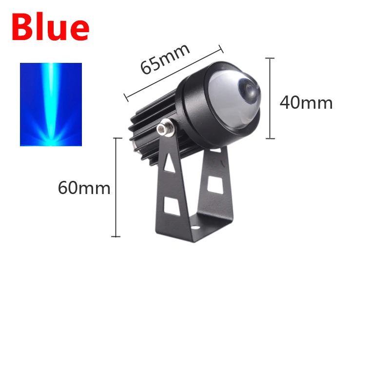 Outdoor IP65 Waterproof LED Wall Spotlights 9W 20W Landscape Lighting AC220V110V Red Green Blue RGB Spotlights a Beam of Light: L / green