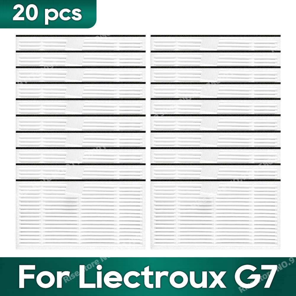 Accesorios compatibles con LIECTROUX G7, filtro Hepa, bolsa de polvo, piezas de repuesto, paño para mopa: Naranja