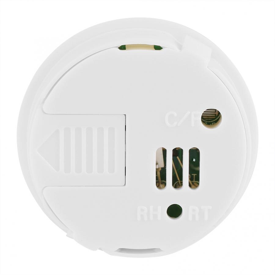 Round Mini LCD Digital Thermometer Hygrometer Meter Temperature Humidity Meter Clear Intuitive Digital Display Instruments