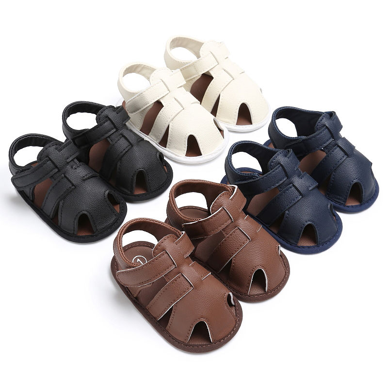 Zapatos de cuna de suela suave para bebés, sandalias de verano de 0 a 18 meses,
