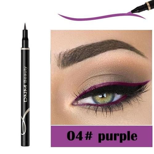 12- farvet eyeliner pen langtidsholdbar vandtæt svedtæt ikke blomstrende flydende eyeliner holdbar hurtigtørrende flydende eyeliner tslm 1: 04