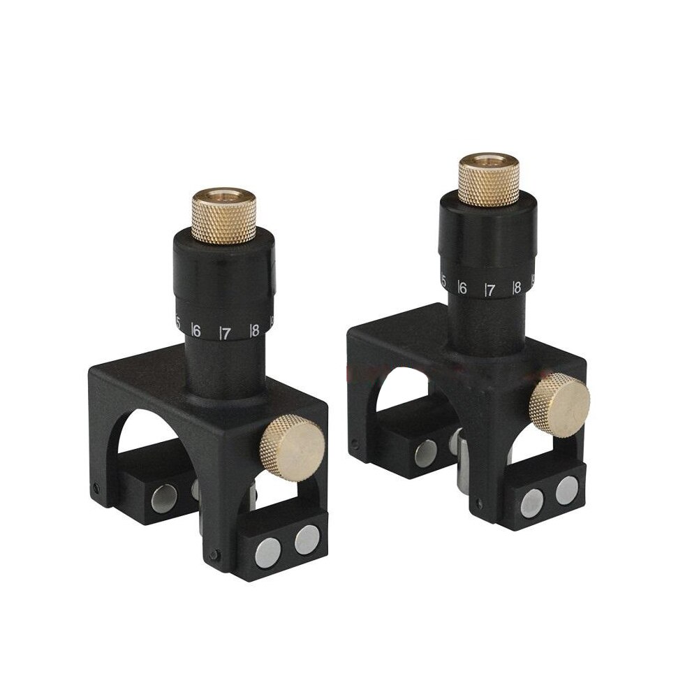2pcs Measuring Jig Gauge Mounting With Box Jointer Setting Assistant Magnetic Woodworking Correct Planer Calibrators Accurate