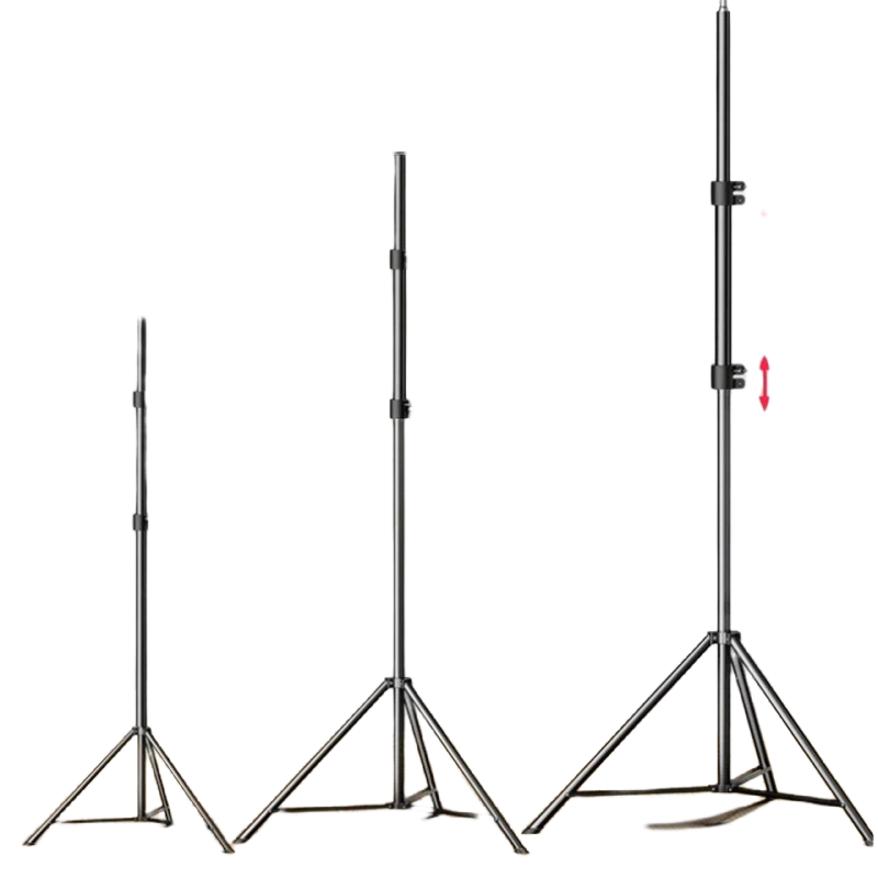 Supporto universale per treppiede Supporto portatile estensibile in lega di alluminio Altezza regolabile 55 cm/160 cm