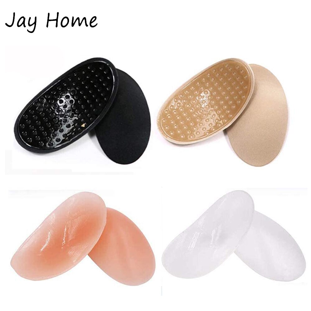 1 Paar Onzichtbare Schouder Pad Afneembare Ademend Siliconen Schouder Pad Anti-Slip Adhesive Sticky Pad Voor Vrouwen Mannen