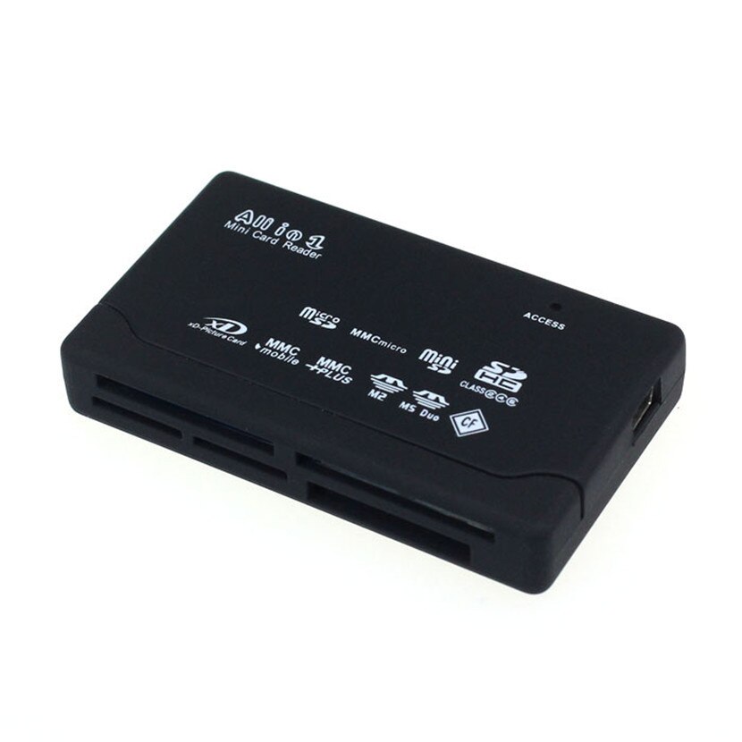 Alt-i-ett kortleser universal  m2 xd cf micro sd kortleser usb 2.0 høyhastighets minnekortleser