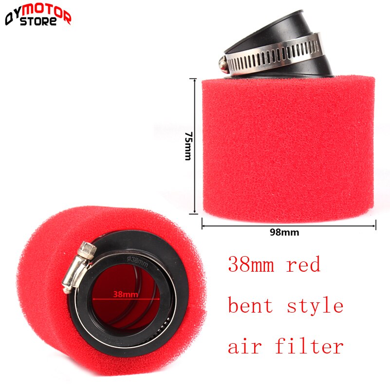 38Mm Atv Pit Dirt Bike 45 Graden Schuine Foam Air Filter Pod Cleaner 110cc 125cc Rode CRF50 XR50 Crf