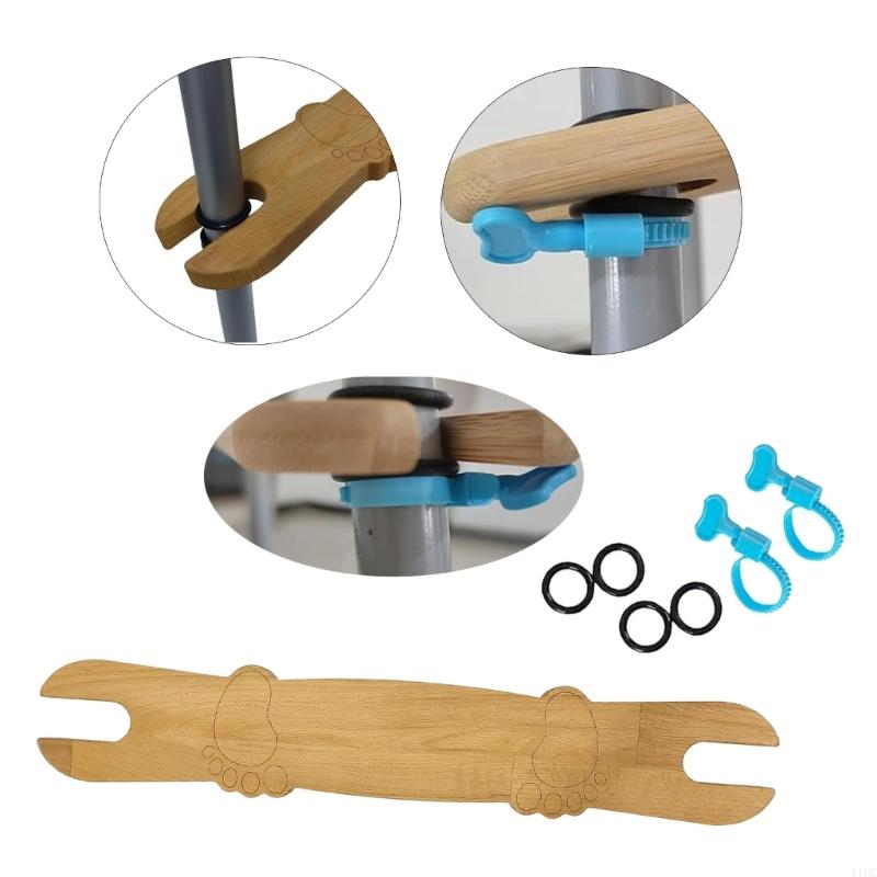 Adjustable Baby Highchairs Pedal with Rubber Rings High Chair Footrest 11UC