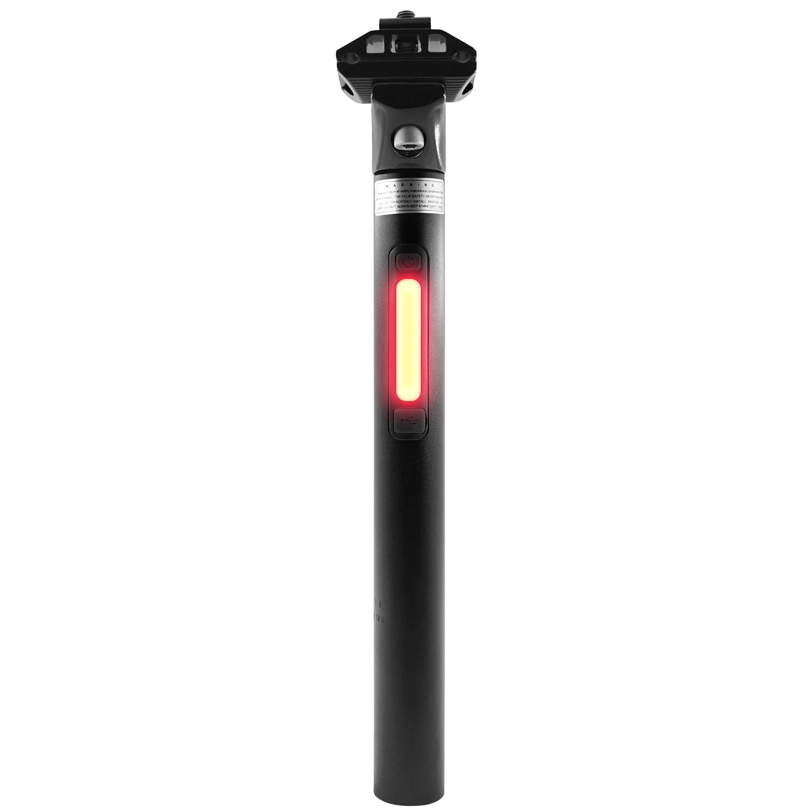 Fietszadelpen slimme fietszadelpen met remlicht oplaadbare fietszadelpen ingebouwd remlicht voor veilig rijden