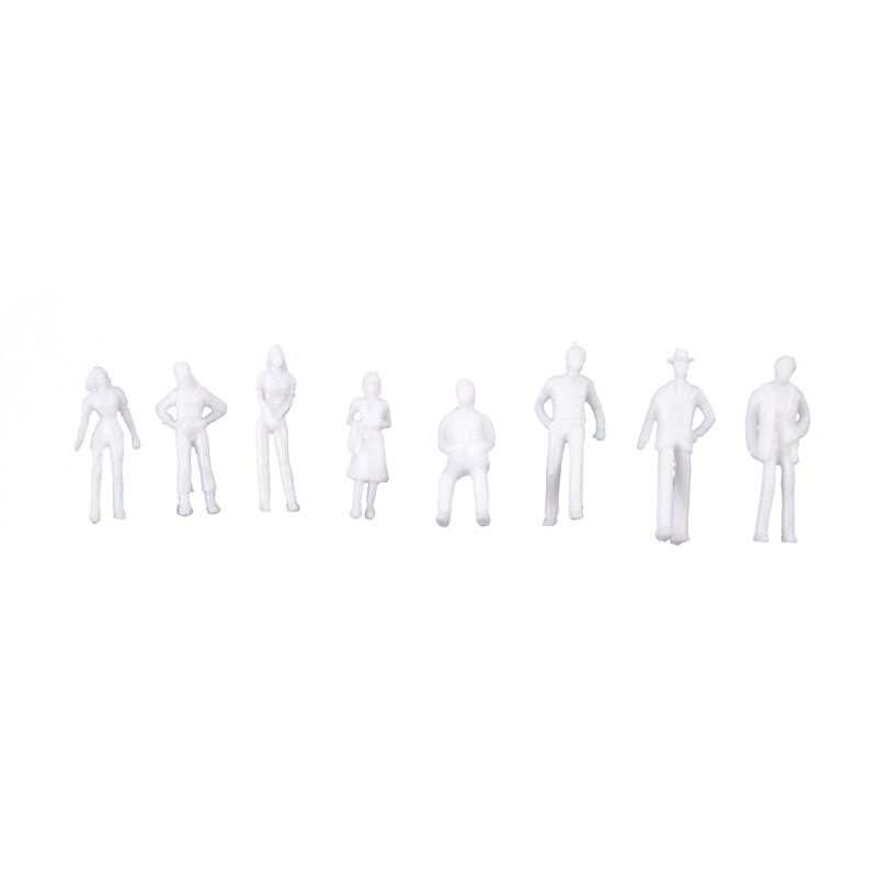 Personne modèle: 200 pièces, échelle 1: 75, personne de construction de Train pour aménagement et 100 pièces, échelle 1: 100, Style blanc assorti