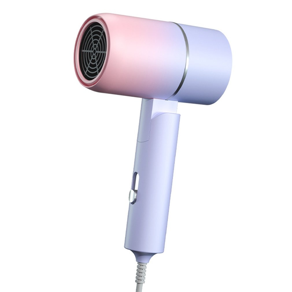 Hair Dryer Salon Folding Ionic Dry Hair Blow Dryer With Diffuser &amp; Concentrator Powerful Fast Drying Hairdryer