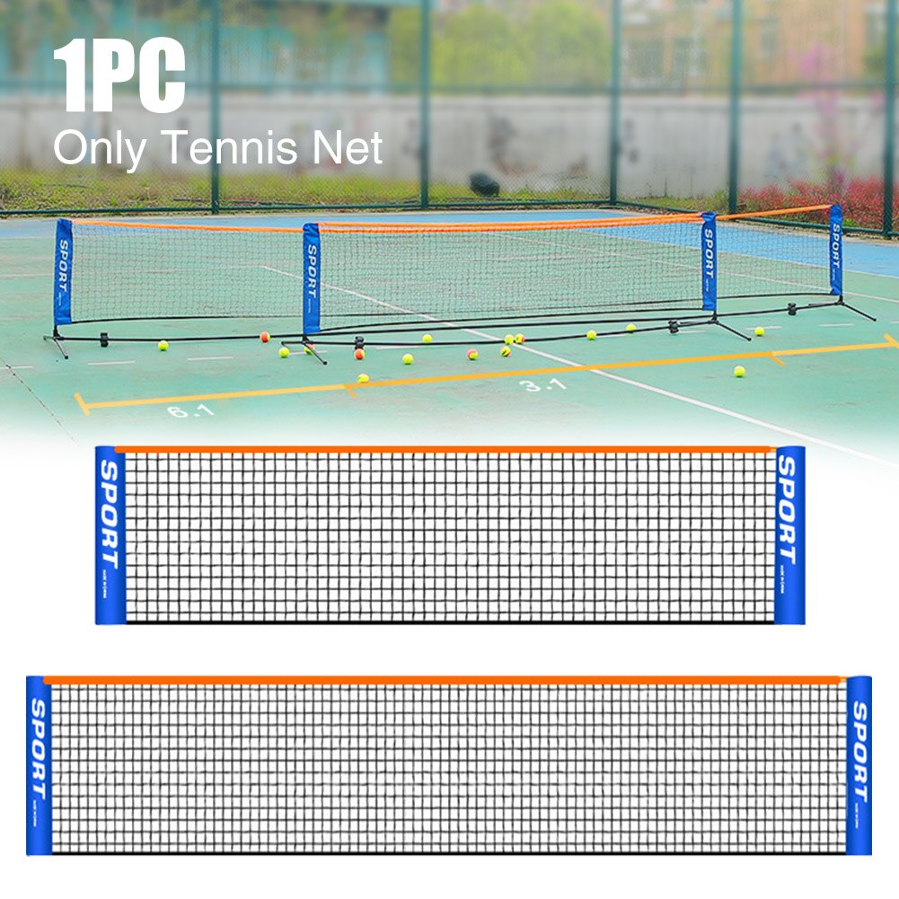 Indoor Outdoor Court Foldable Portable Backyard Sport Training Tennis Net Driveway Beach Volleyball Easy Setup Badminton PE