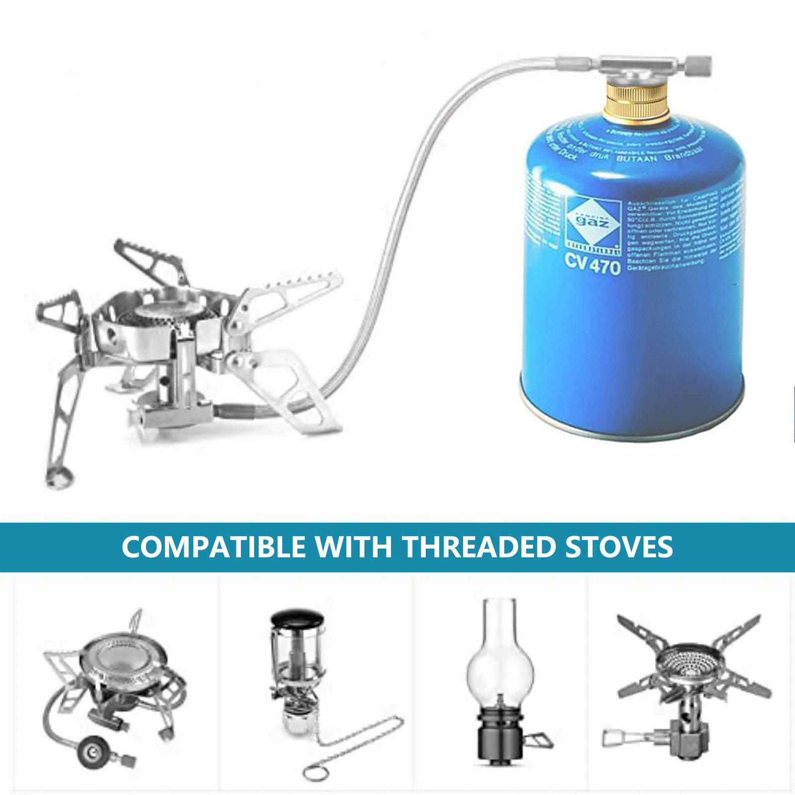 Campingaz Easy Clic Plus Adapter Converter Gasadapterconnector voor campinggasfornuis