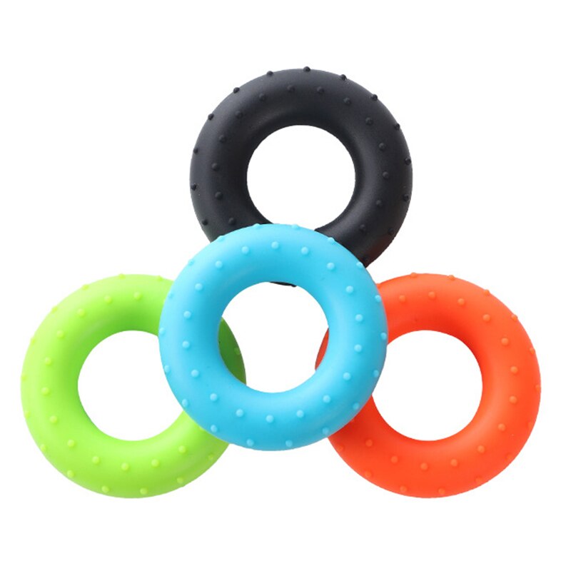 Hand Grip Finger Pow Trainer Solid Silicone Rubber Ring Hand Expander Exerciser Fingers Gripper Powerball Hand Exerciser Grip