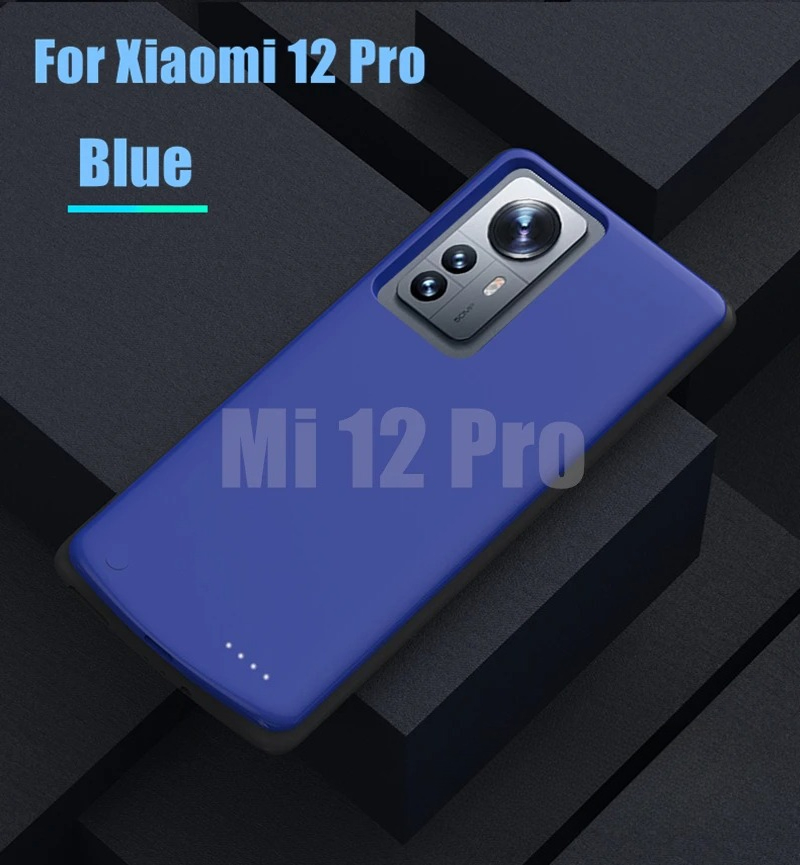 Energie Bank Abdeckung Für Xiaomi Mi 12 Profi Externe Batterie Fällen 10000 mAh Tragbare Powerbank Abdeckung Für Xiaomi 12 12X Ladung fallen: armeegrün