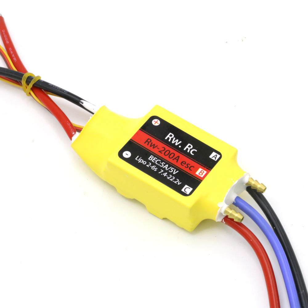 RC ESC - 30A/50A/80A/100A/200A - 5V/3A UBEC - Brushless Speed Controller for RC Boats & Airplanes