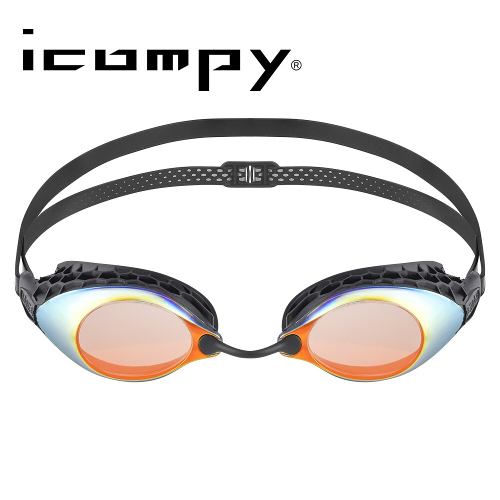 LANE4 Icompy Zwembril Zwemmen Bril Anti-Fog Uv Bescherming Waterdicht Voor Volwassenen Mannen Vrouwen #95310 Eyewear