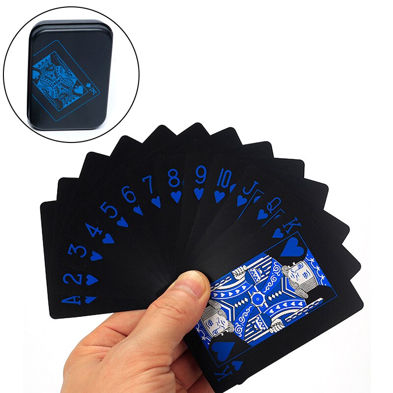 Shuffler-máquina de barajado de cartas de póker automática, herramienta de juego de cartas con batería para póker de Casino: Silver with blue