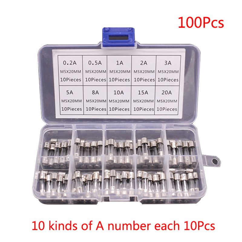 VELLEMAN Sicherungen 5x20 Mm, Flink 5A – 10 Stück